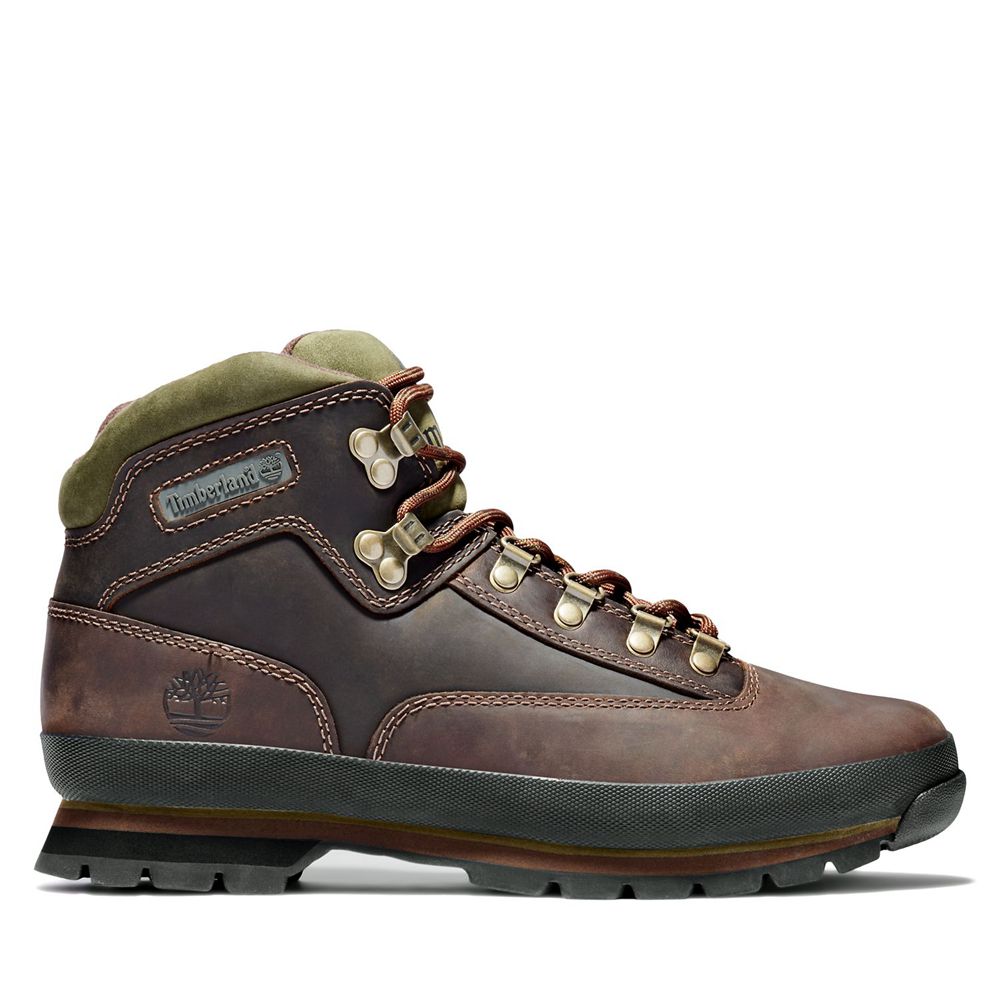 Botas Trekking Timberland Argentina Hombre - Classic Cuero Euro - Marrones - MPTEAJ-576